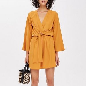 NWT Topshop Tiffany Knot Mini Dress